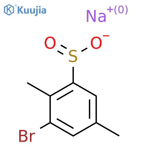 Sodium 3-bromo-2,5-dimethylbenzene-1-sulfinate structure