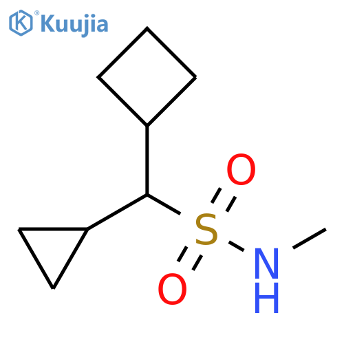 Cyclobutanemethanesulfonamide, α-cyclopropyl-N-methyl- structure