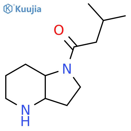 1-Butanone, 3-methyl-1-(octahydro-1H-pyrrolo[3,2-b]pyridin-1-yl)- structure