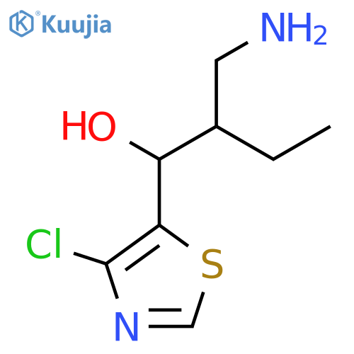 5-Thiazolemethanol, α-[1-(aminomethyl)propyl]-4-chloro- structure
