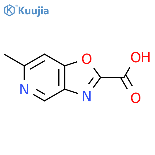 Oxazolo[4,5-c]pyridine-2-carboxylic acid, 6-methyl- structure