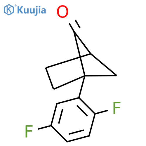 1-(2,5-Difluorophenyl)bicyclo[2.1.1]hexan-5-one structure