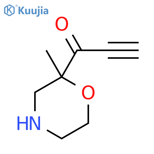 1-(2-Methylmorpholin-2-yl)prop-2-yn-1-one structure