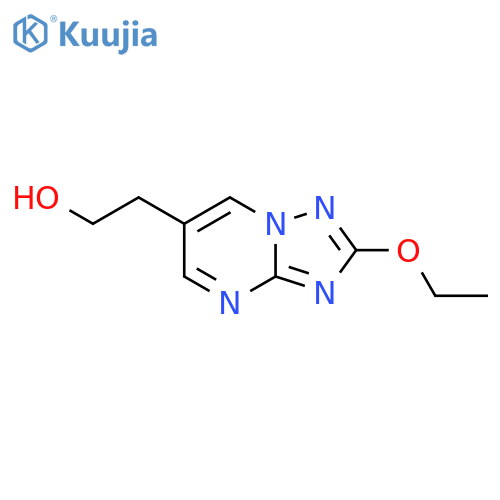 2-{2-ethoxy-1,2,4triazolo1,5-apyrimidin-6-yl}ethan-1-ol structure