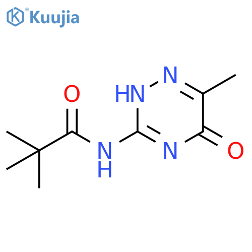 Propanamide, N-(2,5-dihydro-6-methyl-5-oxo-1,2,4-triazin-3-yl)-2,2-dimethyl- structure