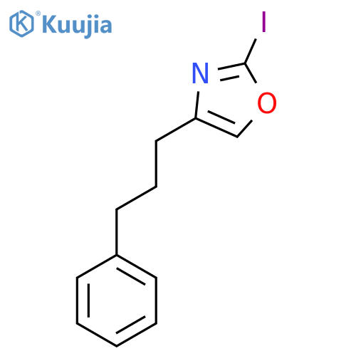 2-Iodo-4-(3-phenylpropyl)-1,3-oxazole structure