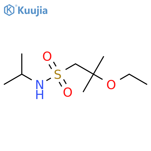2-ethoxy-2-methyl-N-(propan-2-yl)propane-1-sulfonamide structure
