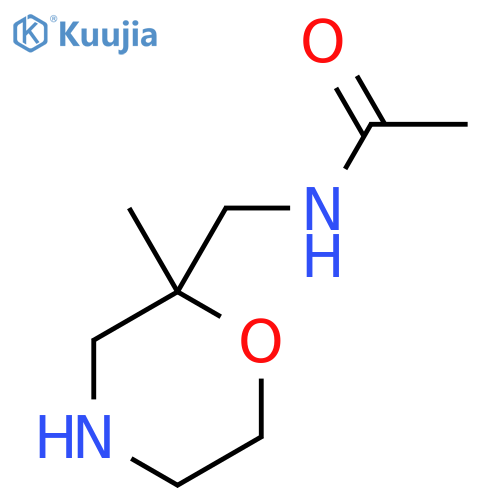 N-[(2-methylmorpholin-2-yl)methyl]acetamide structure