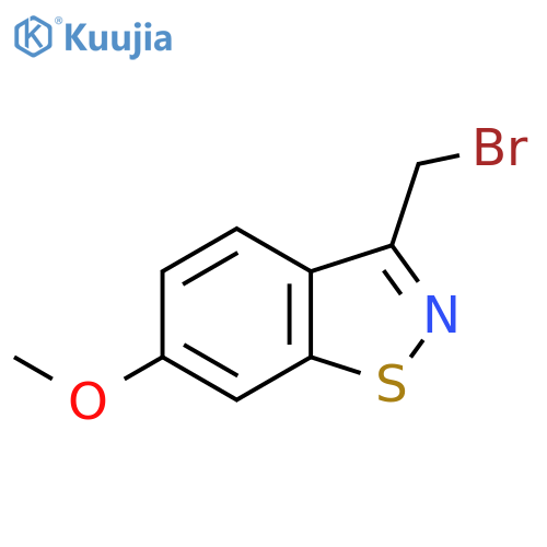 3-(bromomethyl)-6-methoxy-1,2-benzothiazole structure