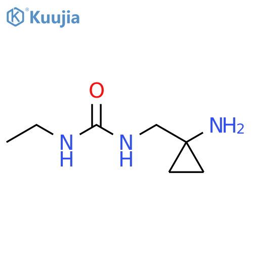 Urea, N-[(1-aminocyclopropyl)methyl]-N'-ethyl- structure
