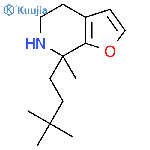 7-(3,3-dimethylbutyl)-7-methyl-4H,5H,6H,7H-furo2,3-cpyridine structure