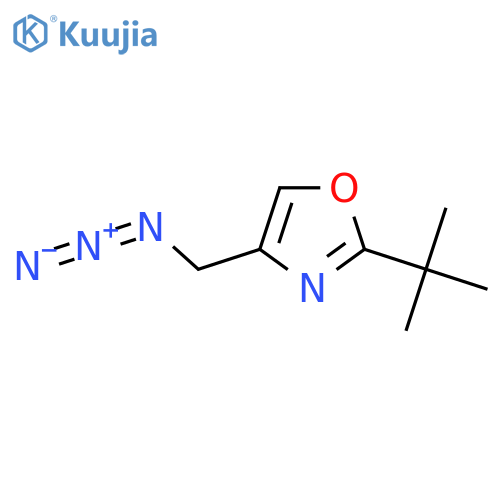 4-(Azidomethyl)-2-tert-butyl-1,3-oxazole structure