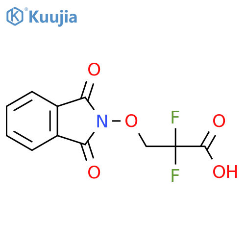 3-(1,3-Dioxoisoindol-2-yl)oxy-2,2-difluoropropanoic acid structure