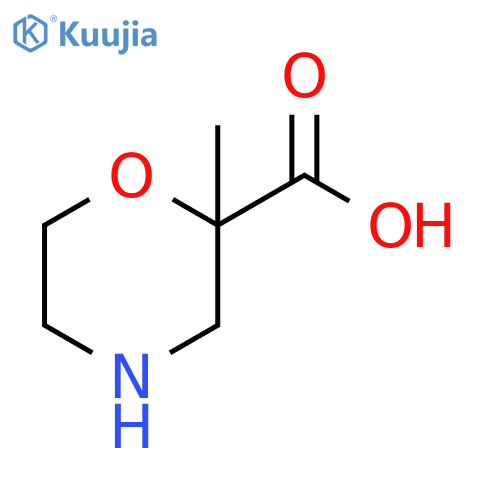 2-methylmorpholine-2-carboxylic acid structure