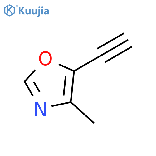 Oxazole, 5-ethynyl-4-methyl- structure