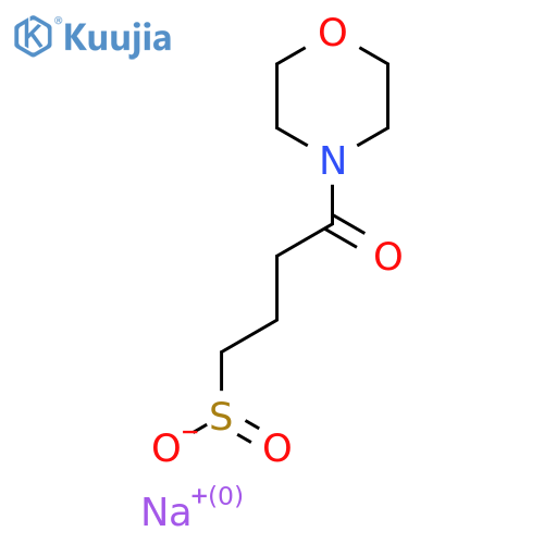 Sodium 4-(morpholin-4-yl)-4-oxobutane-1-sulfinate structure