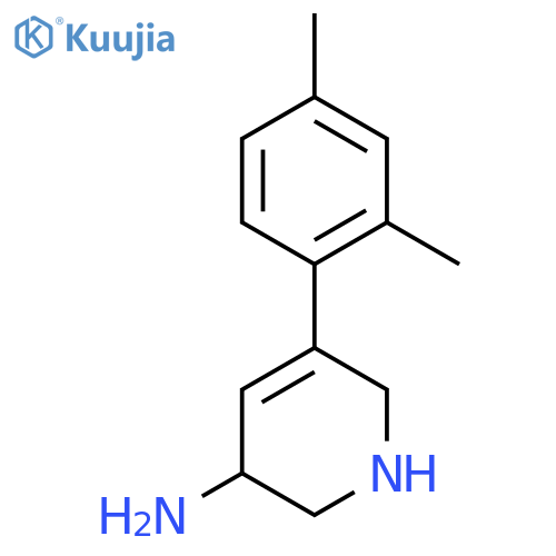 5-(2,4-Dimethylphenyl)-1,2,3,6-tetrahydropyridin-3-amine structure