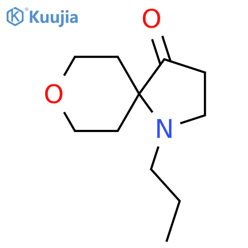 1-Propyl-8-oxa-1-azaspiro[4.5]decan-4-one structure