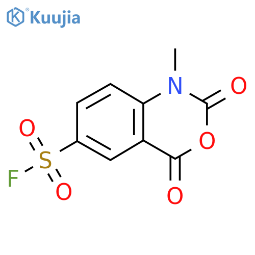 1-methyl-2,4-dioxo-2,4-dihydro-1H-3,1-benzoxazine-6-sulfonyl fluoride structure