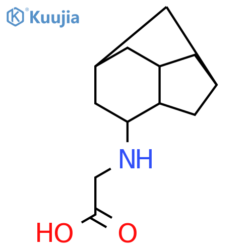 Glycine, N-(octahydro-2,5-methano-1H-inden-7-yl)- structure