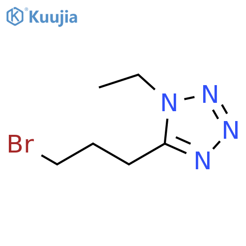 1H-Tetrazole, 5-(3-bromopropyl)-1-ethyl- structure