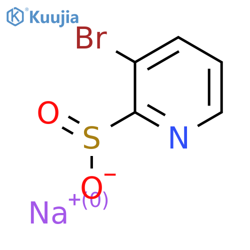 Sodium 3-bromopyridine-2-sulfinate structure
