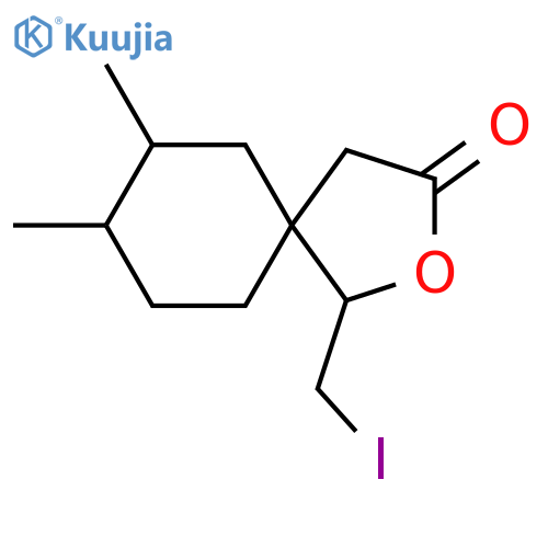 1-(Iodomethyl)-7,8-dimethyl-2-oxaspiro[4.5]decan-3-one structure