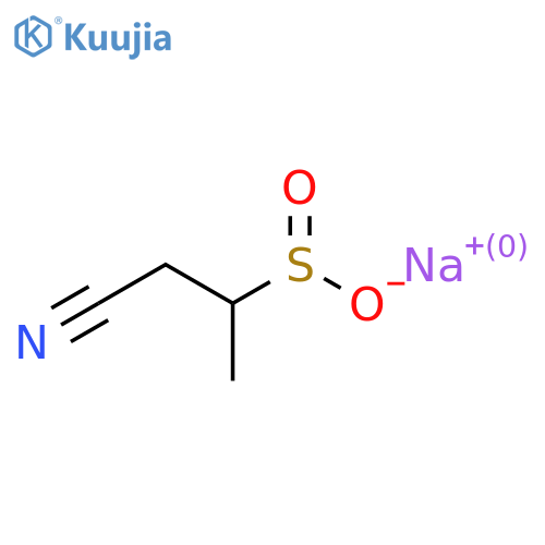 Sodium 1-cyanopropane-2-sulfinate structure