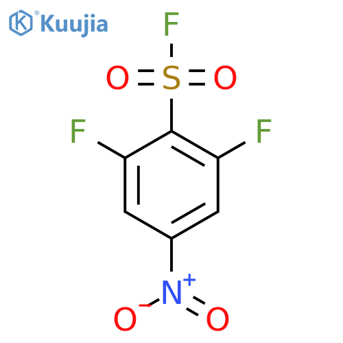 2,6-Difluoro-4-nitrobenzene-1-sulfonyl fluoride structure