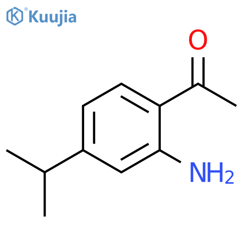 Ethanone, 1-[2-amino-4-(1-methylethyl)phenyl]- structure