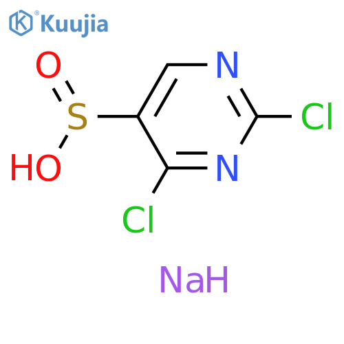 5-Pyrimidinesulfinic acid, 2,4-dichloro-, sodium salt (1:1) structure