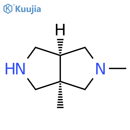Pyrrolo[3,4-c]pyrrole, octahydro-2,3a-dimethyl-, (3aR,6aS)-rel- structure