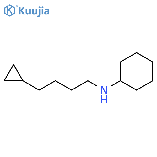 Cyclohexanamine, N-(4-cyclopropylbutyl)- structure