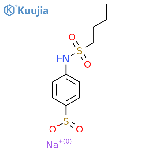 Sodium 4-(butane-1-sulfonamido)benzene-1-sulfinate structure