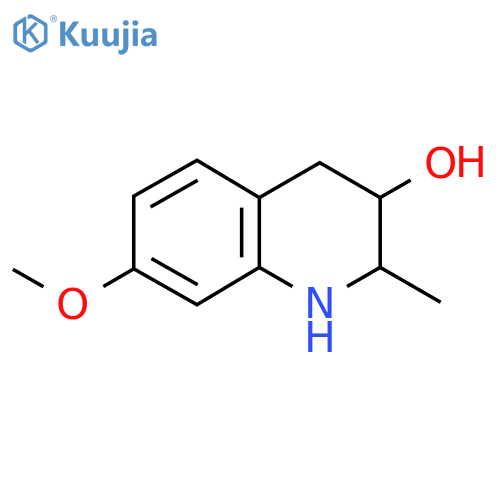 7-Methoxy-2-methyl-1,2,3,4-tetrahydroquinolin-3-ol structure