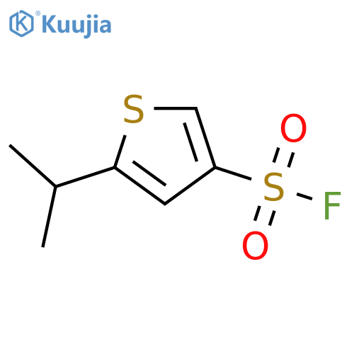 5-(Propan-2-yl)thiophene-3-sulfonyl fluoride structure