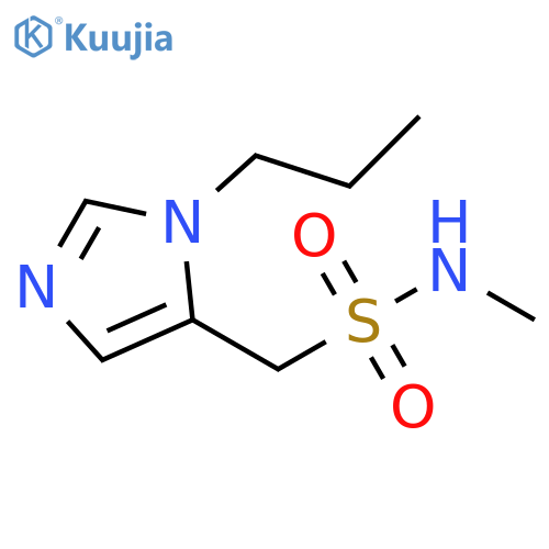 1H-Imidazole-5-methanesulfonamide, N-methyl-1-propyl- structure