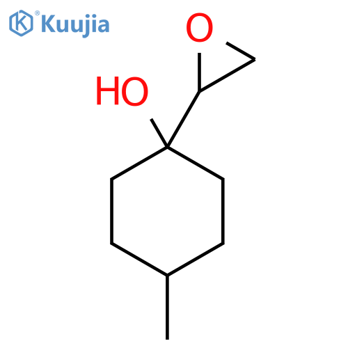 4-Methyl-1-(oxiran-2-yl)cyclohexan-1-ol structure