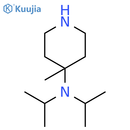 4-Piperidinamine, 4-methyl-N,N-bis(1-methylethyl)- structure