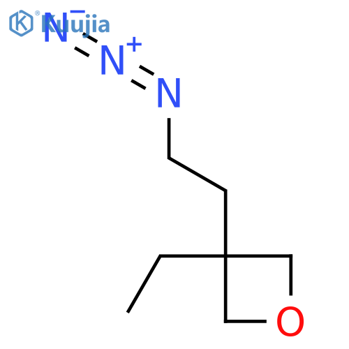 3-(2-Azidoethyl)-3-ethyloxetane structure
