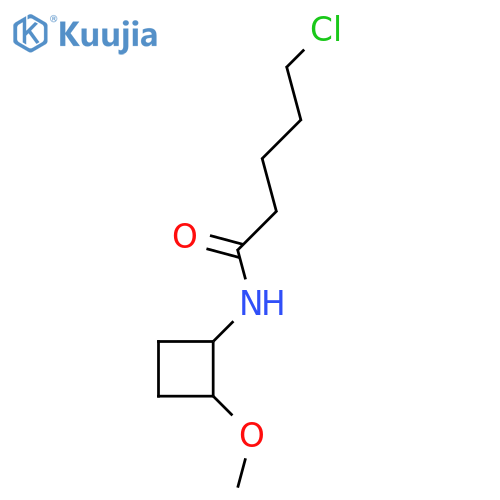 5-chloro-N-(2-methoxycyclobutyl)pentanamide structure