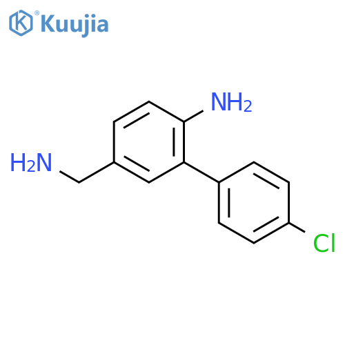 [1,1'-Biphenyl]-3-methanamine, 6-amino-4'-chloro- structure