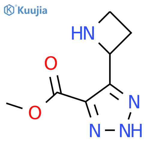 methyl 5-(azetidin-2-yl)-1H-1,2,3-triazole-4-carboxylate structure