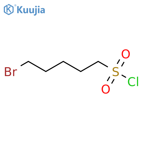 5-bromopentane-1-sulfonyl chloride structure