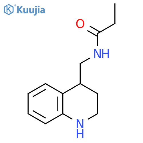 Propanamide, N-[(1,2,3,4-tetrahydro-4-quinolinyl)methyl]- structure