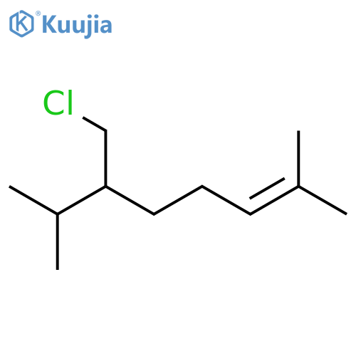 2-Octene, 6-(chloromethyl)-2,7-dimethyl- structure