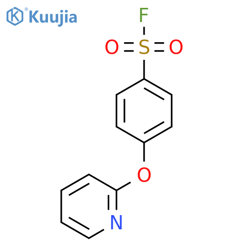 4-(Pyridin-2-yloxy)benzene-1-sulfonyl fluoride structure