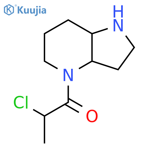 1-Propanone, 2-chloro-1-(octahydro-4H-pyrrolo[3,2-b]pyridin-4-yl)- structure