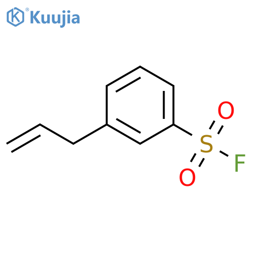 Benzenesulfonyl fluoride, 3-(2-propen-1-yl)- structure