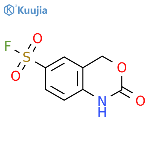 2-Oxo-1,4-dihydro-3,1-benzoxazine-6-sulfonyl fluoride structure